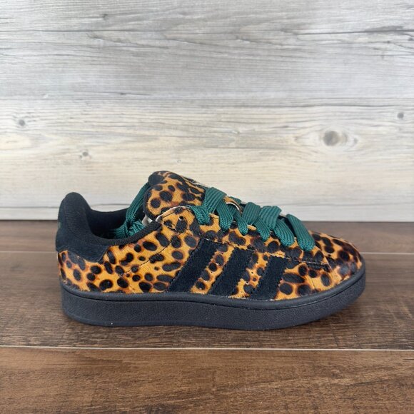 adidas Campus 00s Cheetah Pack Womens Size 9 Cream White Core Black JH9768 - Picture 3 of 9